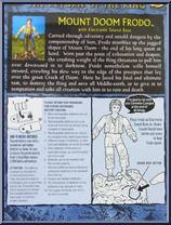Frodo (Mount Doom, Electronic Base) from Lord of the Rings - Trilogy - Return of the King - Series 5 manufactured by Toy Biz [Back]