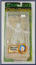 Twilight Frodo (Sword Attack Action) from Lord of the Rings - Trilogy - Fellowship of the Ring - Series 1 manufactured by Toy Biz [Front]