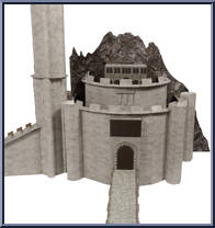 Rohirrim Hornburg Deluxe Castle Playset from Lord of the Rings - War of the Rohirrim (McFarlane) - Basic Series manufactured by McFarlane Toys [Loose]