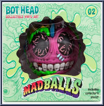 Bot Head from Madballs - Medium manufactured by Kidrobot [Front]