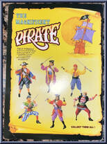 Pirate (Blue Coat) from Magnificent Pirate - Basic Series manufactured by Paco [Back]