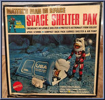 Space Shelter Pak from Major Matt Mason - Super Packs - Boxed manufactured by Mattel [Front]