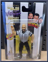 Referee from Major Wrestling Figure Podcast - Major Bendies - Exclusives manufactured by Unknown [Front]