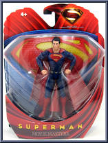 Superman from Man of Steel - Movie Masters - Basic Series manufactured by Mattel [Front]