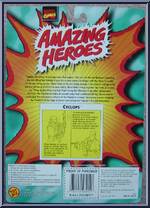 Cyclops from Marvel - Amazing Heroes manufactured by Toy Biz [Back]