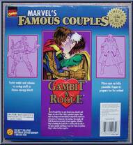 Gambit & Rogue (Age of Apocalypse) from Marvel - Famous Couples manufactured by Toy Biz [Back]