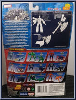 Iron Man from Marvel - Shape Shifters 2005 manufactured by Toy Biz [Back]