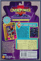 Iron Man (Night Armor) from Marvel - Overpower manufactured by Toy Biz [Back]