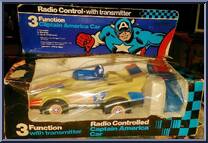Captain America Car (Radio Controlled) from Marvel - Basic Series manufactured by AHI [Front]