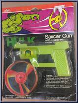 Incredible Hulk Saucer Gun from Marvel - Role Play manufactured by AHI [Front]