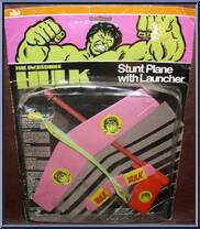 Incredible Hulk Stunt Plane from Marvel - Basic Series manufactured by AHI [Front]