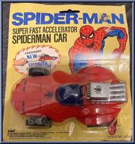 Spider-Man Car (Super Fast Accelerator) from Marvel - Basic Series manufactured by AHI [Front]