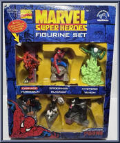 Featuring Spider-Man from Marvel - Figurine Sets manufactured by Applause [Front]