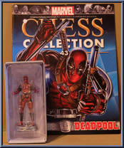 Deadpool from Marvel Chess Collection - Basic Series manufactured by Eaglemoss [Front]
