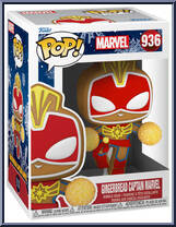 Captain Marvel (Gingerbread) from Marvel - Marvel Universe Pop! manufactured by Funko [Front]