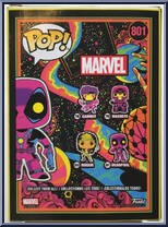 Deadpool (Blacklight) (Special Edition) from Marvel - Marvel Universe Pop! manufactured by Funko [Back]