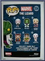 Lizard from Marvel - Marvel Universe Pop! manufactured by Funko [Back]
