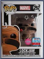 Lockjaw (Flocked) from Marvel - Marvel Universe Pop! manufactured by Funko [Front]