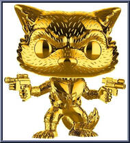 Rocket Raccoon (Gold Chrome) Action Figure