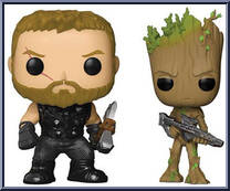 Thor / Groot from Marvel - Pop! Sets manufactured by Funko [Loose]