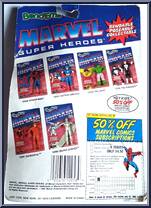 Incredible Hulk from Marvel - Bend-Ems manufactured by Just Toys [Back]