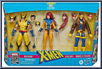 Love Triangle (Wolverine / Jean Grey / Cyclops) from Marvel Legends - 80th Anniversary Series - Multi-Packs manufactured by Hasbro [Front]