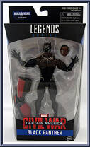 Black Panther from Marvel Legends - Infinite Series - Giant Man 'Best Of Civil War' Series manufactured by Hasbro [Front]