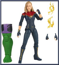 Captain Marvel from Marvel Legends - Infinite Series - Totally Awesome Hulk Series manufactured by Hasbro [Loose]