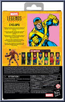 Cyclops (X-Factor) from Marvel Legends - Infinite Series - Nemesis Series manufactured by Hasbro [Back]