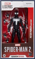Peter Parker (Black Suit) (Gamerverse) from Marvel Legends - Infinite Series - Spider-Man 2 manufactured by Hasbro [Front]
