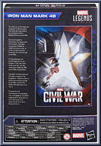 Iron Man (Mark 46) from Marvel Legends - Infinity Saga - Captain America - Civil War manufactured by Hasbro [Back]
