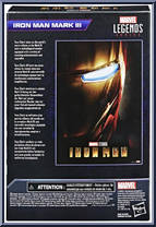 Iron Man (Mark III) from Marvel Legends - Infinity Saga - Iron Man manufactured by Hasbro [Back]