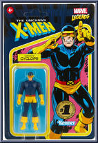 Cyclops from Marvel Legends - Retro - Basic Series manufactured by Hasbro [Front]