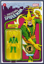 Electro from Marvel Legends - Retro - Basic Series manufactured by Hasbro [Front]
