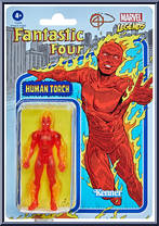 Human Torch from Marvel Legends - Retro - Basic Series manufactured by Hasbro [Front]