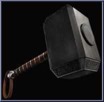 Thor's Mjolnir from Marvel Legends - Role Play - Series  2 manufactured by Hasbro [Loose]