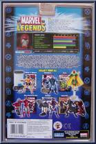 Iron Man (Silver Centurian) from Marvel Legends - Series  7 manufactured by Toy Biz [Back]