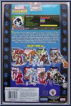 Taskmaster from Marvel Legends - Series 11 - Legendary Riders Series manufactured by Toy Biz [Back]