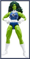 She-Hulk from Marvel Legends - Vintage - Fantastic Four manufactured by Hasbro [Loose]