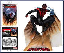 Spider-Man (Miles Morales: Spider-Man #1) from Marvel - Posed Figures manufactured by McFarlane [Loose]