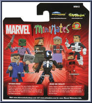 J. Jonah Jameson / S.H.I.E.L.D. Agent from Marvel Minimates - Wave 43 manufactured by Diamond Select [Back]