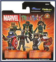 Winter Soldier / Marvel's Falcon from Marvel Minimates - Wave 54 manufactured by Diamond Select [Back]