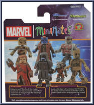 Star-Lord / Ronan from Marvel Minimates - Wave 57 - Guardians of the Galaxy Movie manufactured by Diamond Select [Back]