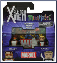 Beast / Angel from Marvel Minimates - Wave 59 - All New X-Men manufactured by Diamond Select [Front]