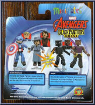 Black Panther / Shuri from Marvel Minimates - Walgreens - Wave 11 manufactured by Diamond Select [Back]