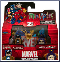 Captain America (Civil War) / Arnim Zola from Marvel Minimates - Wave 42 manufactured by Diamond Select [Front]