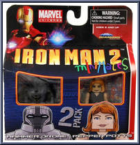 Hammer Drone / Pepper Potts from Marvel Minimates - Wave 35 manufactured by Diamond Select [Front]
