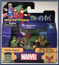 King Hulk / Red King of Sakaar from Marvel Minimates - Wave 74 - Greatest Stories manufactured by Diamond Select [Front]