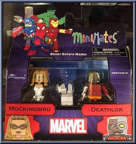 Mockingbird / Deathlok from Marvel Minimates - Wave 80 manufactured by Diamond Select [Front]