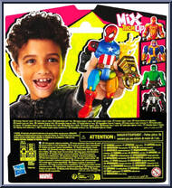Spider-Man from Marvel - Mix Mashers - Spider-Man manufactured by Hasbro [Back]